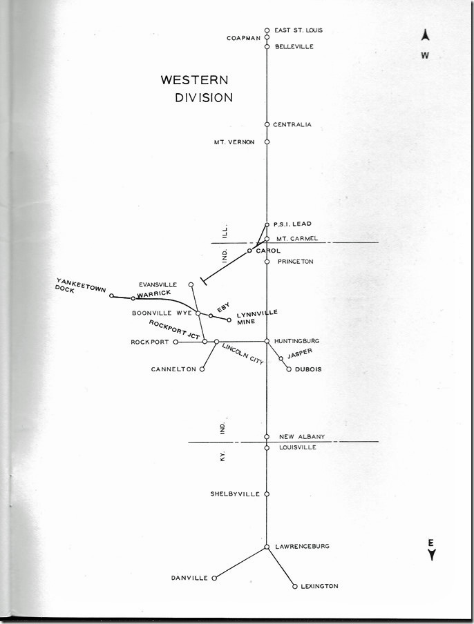 Southern - Western Div map.