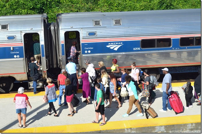 Amtrak Tr 16. View 6. Lynchburg VA.