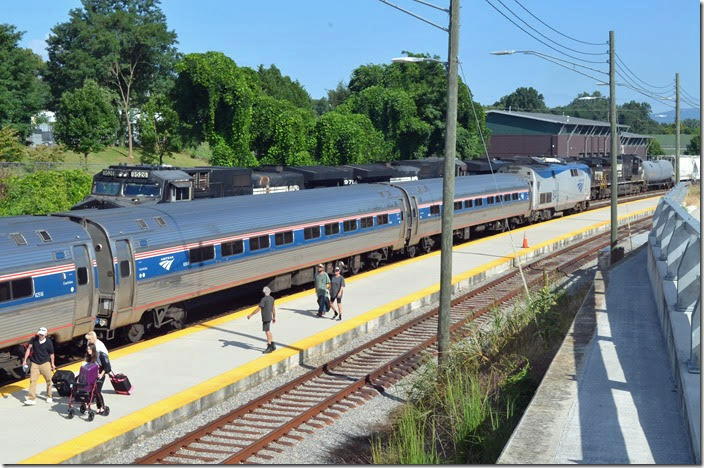 Amtrak Tr 16. View 5. Lynchburg VA.