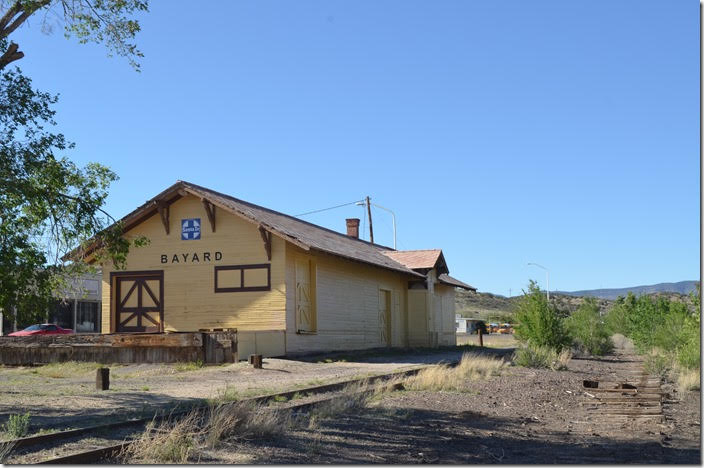 Former AT&SF depot at Bayard NM, looking north.