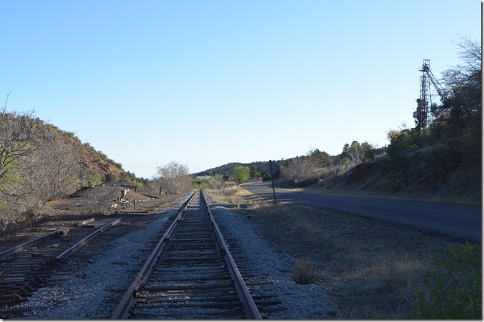 Looking south (eastward) toward Hurley. Southwestern RR siding Empire Zinc. Hanover NM.