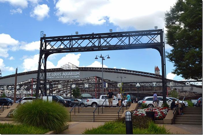 One holdover from the past is this signal bridge. St Louis Union Sta.