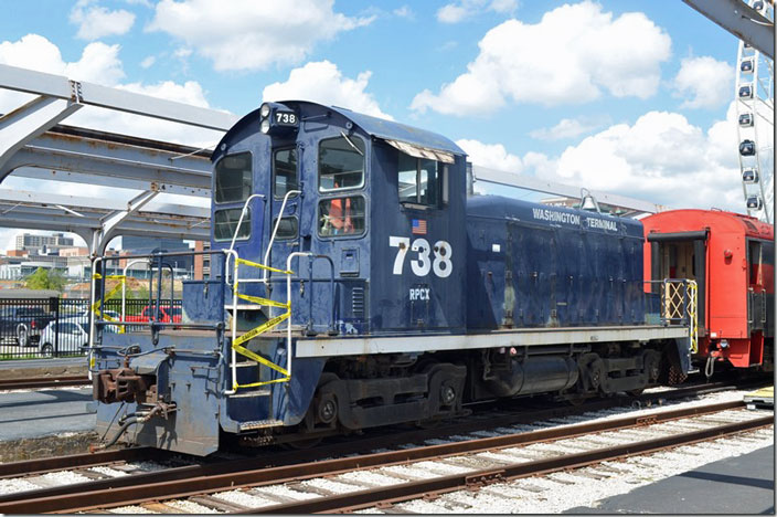 RPCX Former WT SW1 738 on display. I’m not sure who operates this collection. St Louis MO.