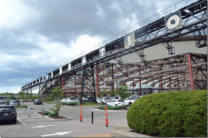 East end of the signal bridges. St Louis Union Station.