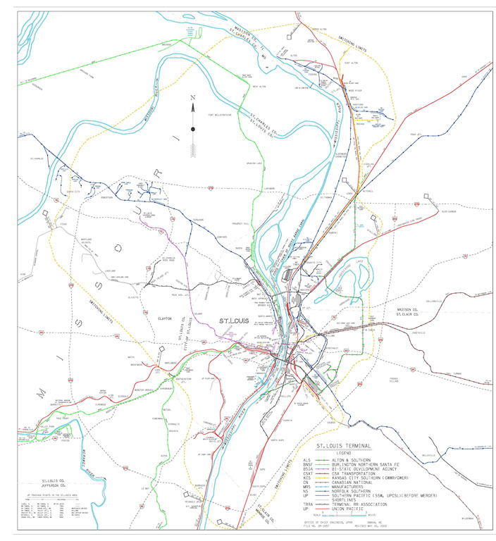 TRRA Route map.