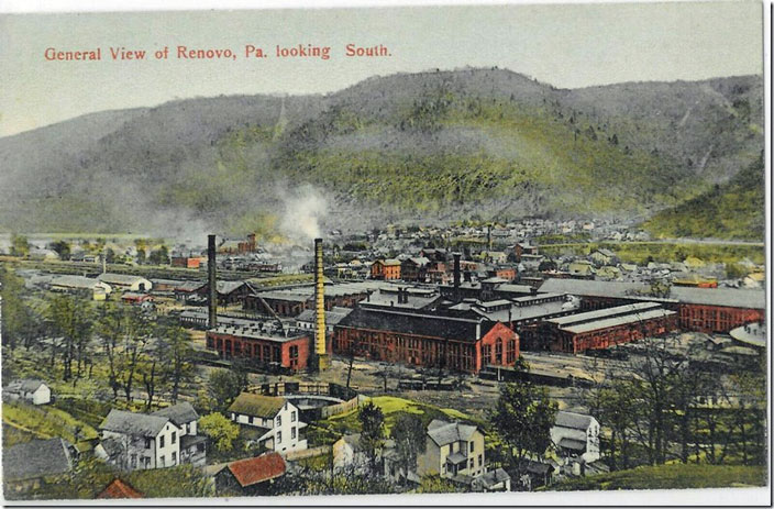 PRR shop. Renovo PA looking south.