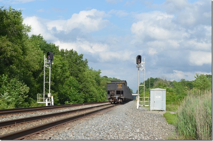 CSX 562-354. Niles Jct OH.