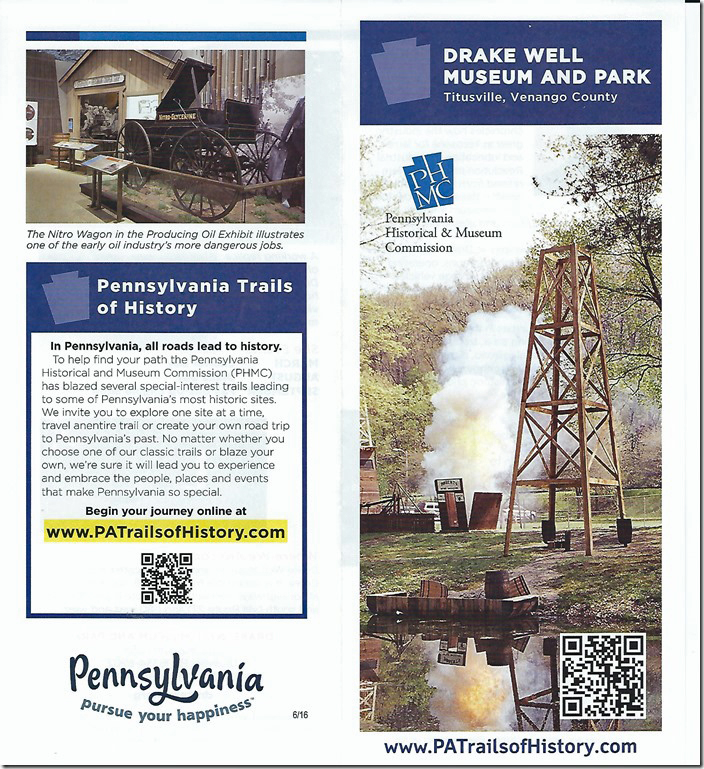 Drake Well Museum brochure.