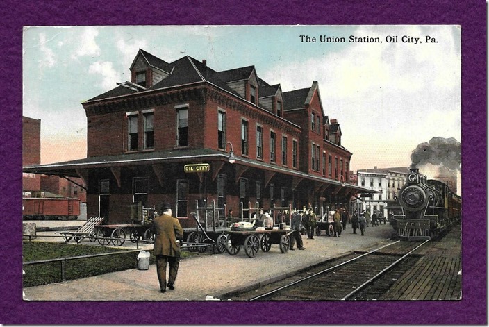 PRR depot. Oil City PA. 