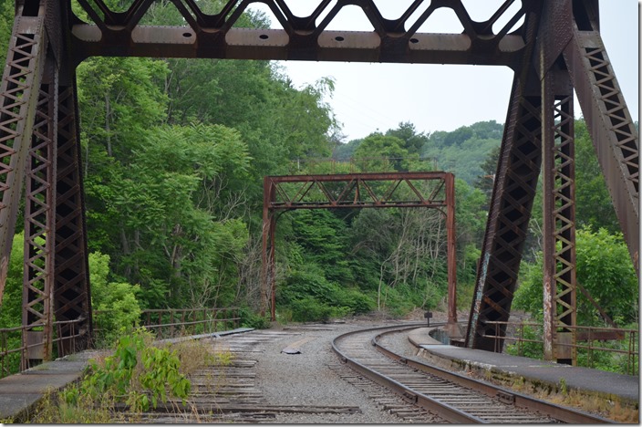 Oil City PA. WNY&P signal bridge.