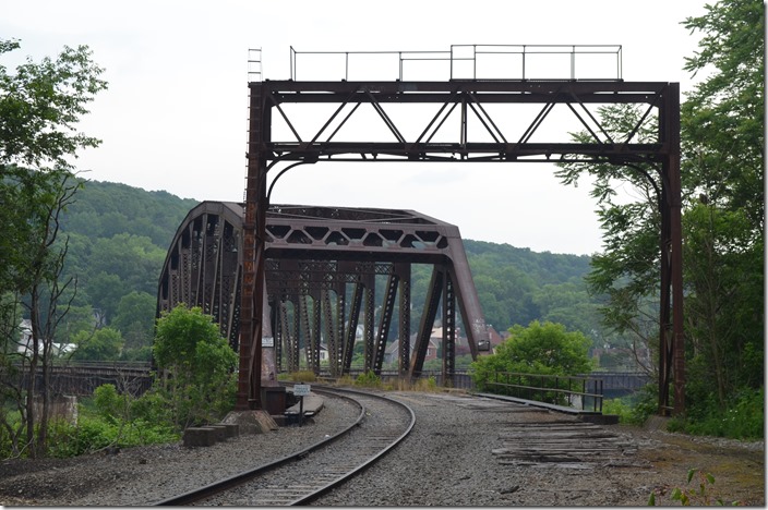 Oil City PA. WNY&P signal bridge.