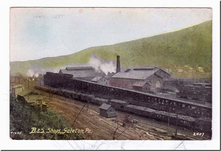 B&S shops Galeton PA 1915.