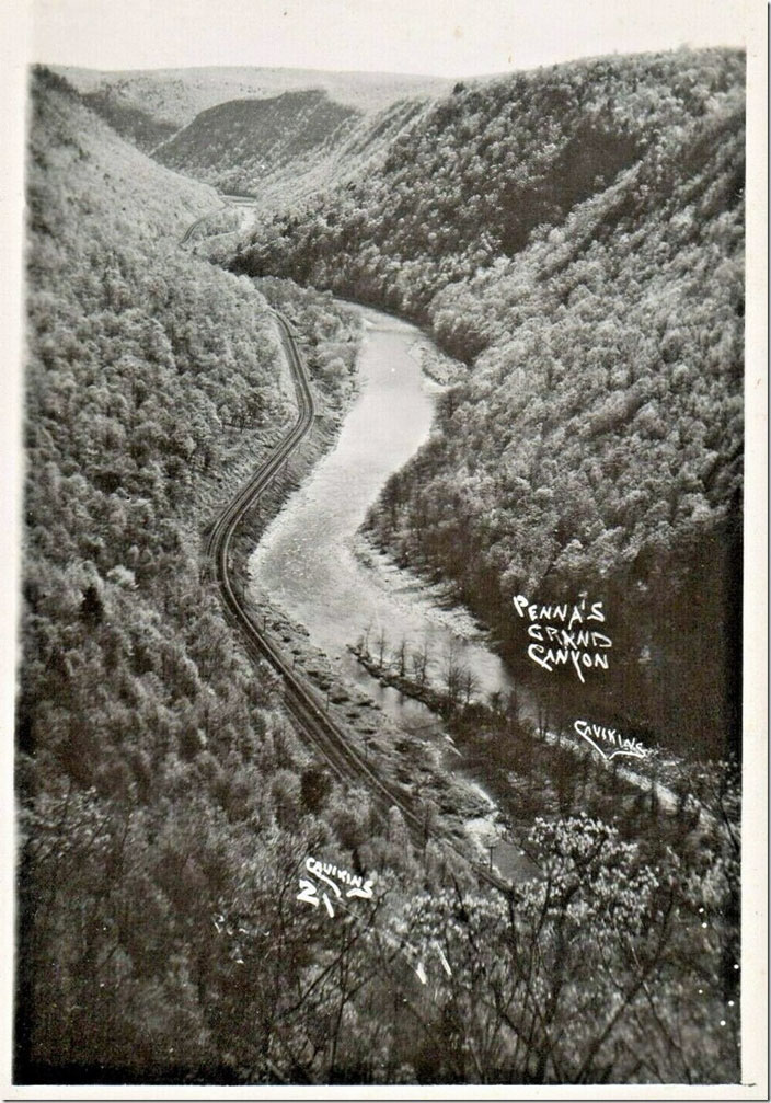 Two tracks. NYC Pine Creek gorge.