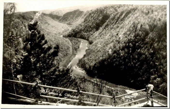 Otter View Overlook from Leonard Harrison S.P. NYC Pine Gorge PA.