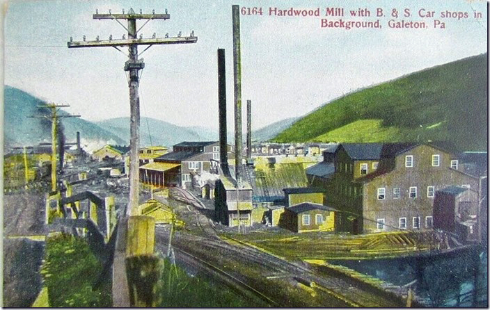 B&S shop and hardwood mill Galeton PA.