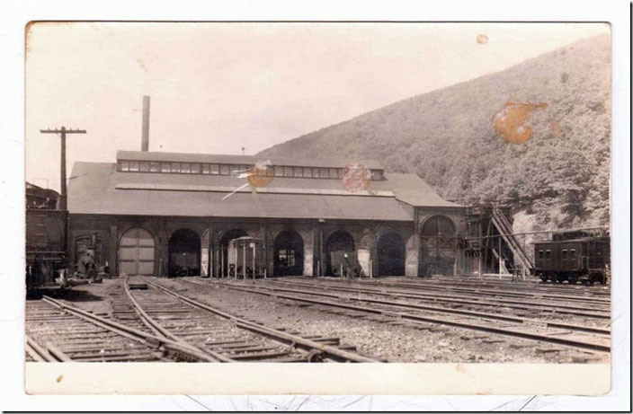 B&O engine house Galeton PA.