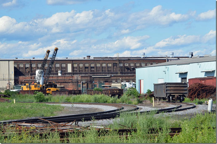 The brick part of this facility certainly preceded the more modern metal structures. Jersey Shore Steel. Avis PA.