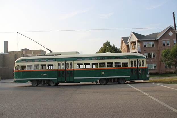 Kenosha PCC Car #4606 side view. 