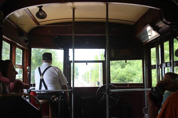 A view forward in car #415.