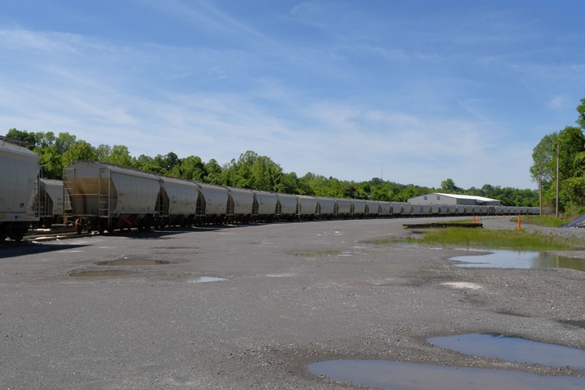 An area once covered by a sea of B&O hoppers and smoking EM-1s.