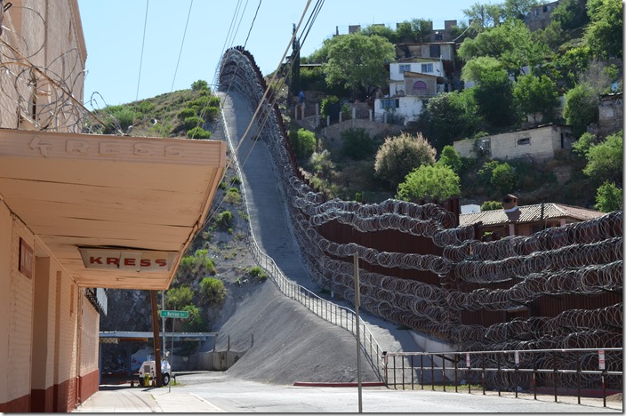 US border wall. So close yet so far. Nogales AZ.