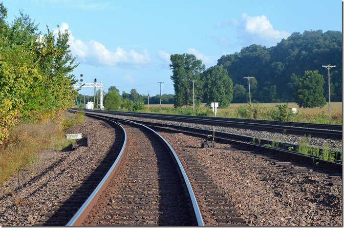 The south leg of the Chicago Subdivision wye. Gorham IL jct Chester SD and Chicago SD.