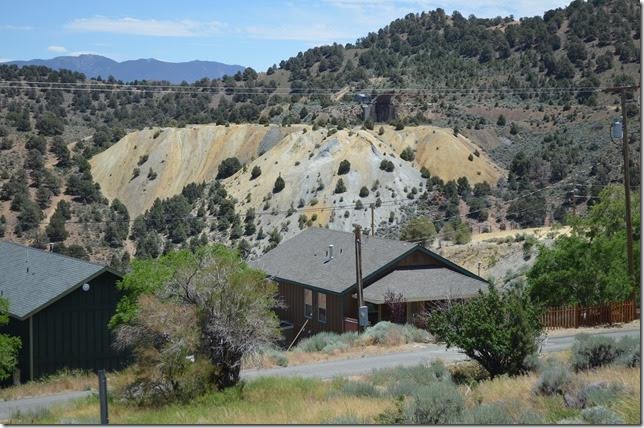 Looking east across the valley at the Combination Mine site.