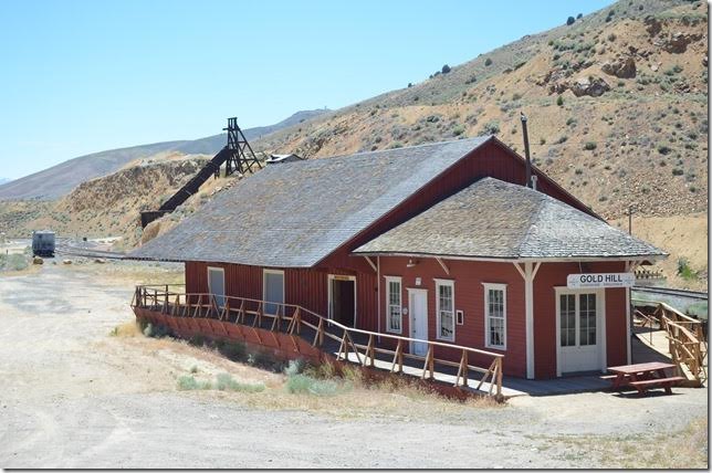 V&T depot. Gold Hill NV.