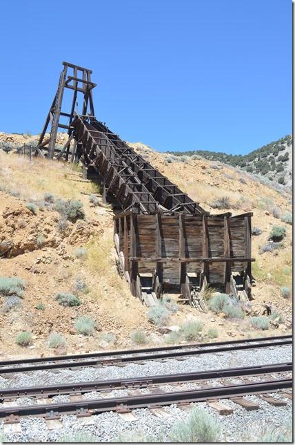 Mine chute. Gold Hill NV. View 2.