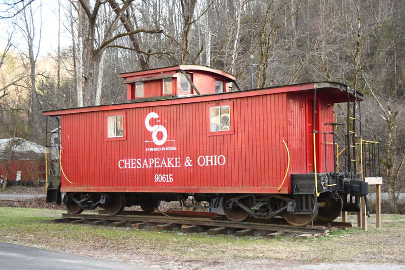 C&O 90615 was built in 1926 to a design that was common in the coal fields.