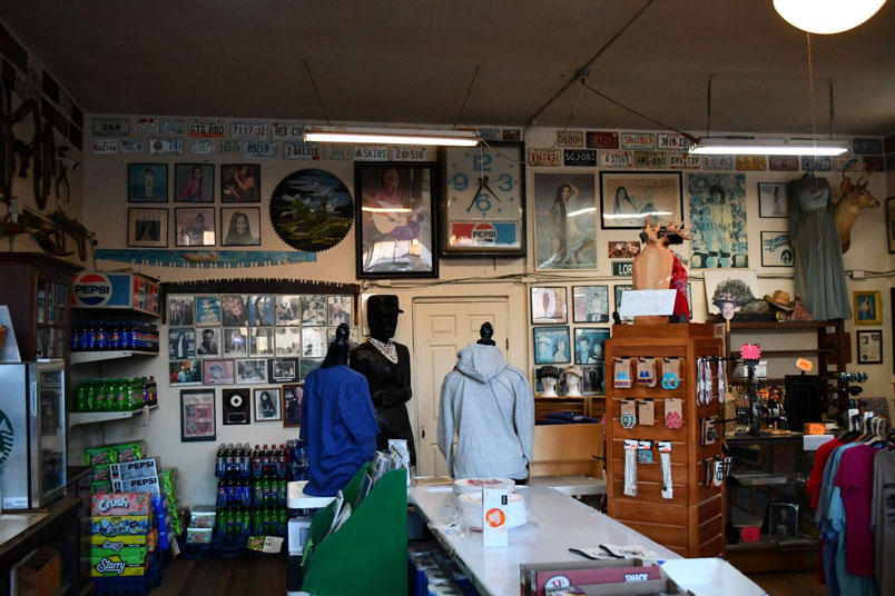 Interior of Webb's Store. 01-04-2025.