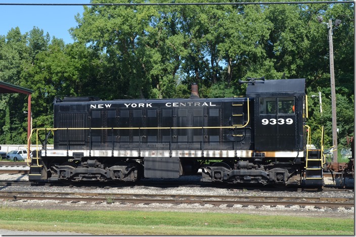 Another view of the ALCo S-1. NYC 9339. Connersville IN.