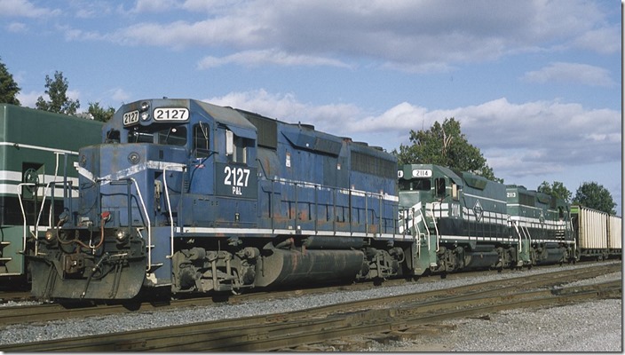 PAL “GP40-3” 2127 coupled to slug set 2114-2113.