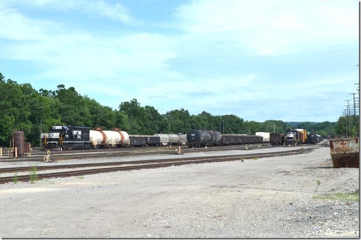 NS 6532 is parked out in the yard. Haselton OH.